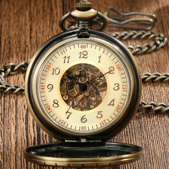 Equestrian mechanical pocket watch - Picture 3 of 5